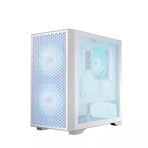 Корпус LOGIC Dart Pro ARGB Mini белый — Mini Tower, microATX, 2x120 мм спереди, 1x120 мм сзади, USB-C, макс. GPU 34 см