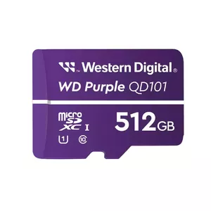 MicroSDXC Western Digital 512 GB Class 10 UHS1 WD Purple SC QD101