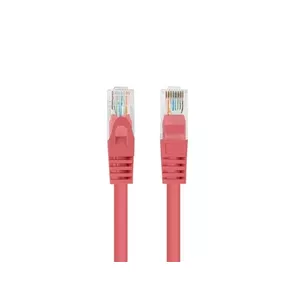 Network cable LANBERG PCU6-20CC-0150-R UTP Cat.6 1.5 m, CCA, RJ-45, red
