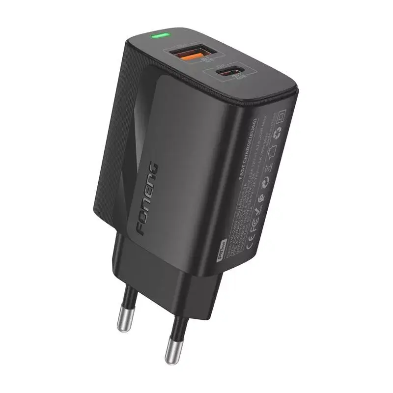 FONENG EU66 Wall Charger with USB-A and USB-C Photo 2