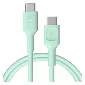USB Type-C to USB Type-C cable Green Cell PowerFlex KABGC100PF120MG 100W 1.2 m mint green