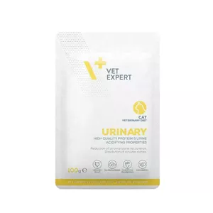 Wet veterinary diet for cats VETEXPERT Urinary, poultry, sachet 100 g, adult, sugar- and preservative-free