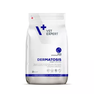 Сухой корм для собак VETEXPERT Veterinary Diet Dermatosis Rabbit & Potato 2 кг — взрослым, монопротеиновый, без зерна/глютена/соевых компонентов