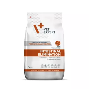 Сухой корм для собак VETEXPERT Veterinary Diet Intestinal Elimination, ветеринарная формула, 2 кг, индейка, 31% белка