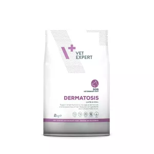 Сухой корм для собак VETEXPERT Veterinary Diet Dermatosis Lamb & Krill, 2 кг, взрослым, белок 24%, жир 17%