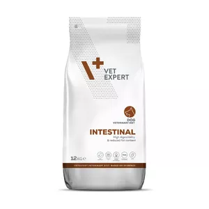 Сухой корм для собак VETEXPERT Veterinary Diet Intestinal 12 кг — с птицей, белок 30%, жир 10%, без глютена и сои