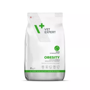 Сухой корм для собак VETEXPERT Veterinary Diet Obesity 2 кг — контроль веса для взрослых, с птицей, белок 30%, жир 6,5%