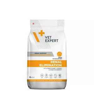 Сухой корм для собак VETEXPERT Veterinary Diet Renal Elimination 2 кг — с кроликом, для взрослых, поддержка почек, 15,8% белка, 19,5% жира
