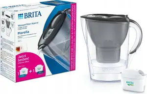 Фильтр-кувшин для воды BRITA Marella Graphite с 1 картриджем ALL-in-1 и 1 картриджем Extra Lime