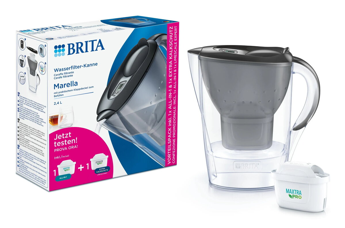 BRITA Marella Manuālais ūdens filtrs Grafīta