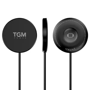 Wireless charger ER TGMP31NCMNCW-BK — MagSafe-compatible Qi wireless charging pad, black
