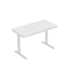 Electric height-adjustable desk Mark Adler MA-Leader 8.2 White, 120×60 cm, height 72–118 cm, load 70 kg, 1 drawer, USB-A and USB-C