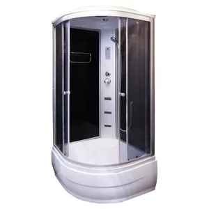 Shower cabin Baltic Aqua RENNE-D II 90x90x215 cm enclosure, glass panels, aluminum frame