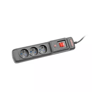 Svārstību aizsargs ARMAC M3 Multi 2.5m melns — pagarinātājs ar aizsardzību, kabelis 2,5 m