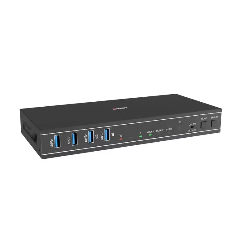 KVM переключатель Lindy 2 Port Dual Head HDMI 4K60 Photo 3