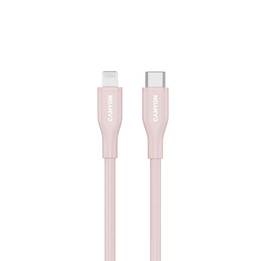 Кабель USB-C — Lightning CANYON CLNM60 1м Photo 2