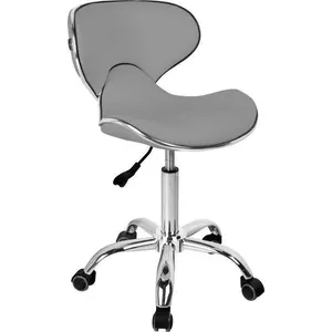 Kosmētikas krēsls Gabbiano Q-4599 — pelēks, kompakts salons krēsls