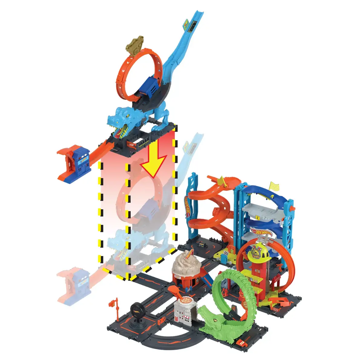 hot wheels T-Rex Chomp Down набор Photo 5