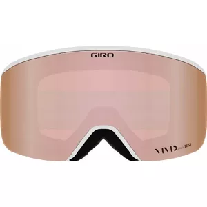 Slēpošanas/snouborda brilles GIRO ELLA WHITE BLISS ar VIVID ROSE GOLD (0% S3) un VIVID INFRARED (62% S1) lēcām — NEW 2024/2025