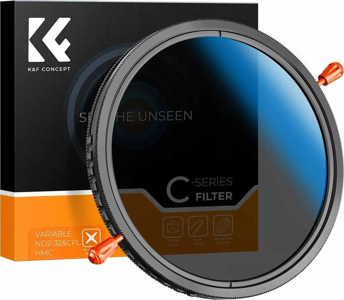K&F Hibride 2‑1 filtrs CPL +