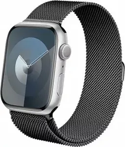 Стальной ремешок для Apple Watch Crong Milano Steel для 42/44/45/49 мм (графит)