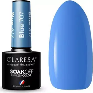 Hibrīda nagu laka Claresa BLUE 707 5 g - gēla tonis
