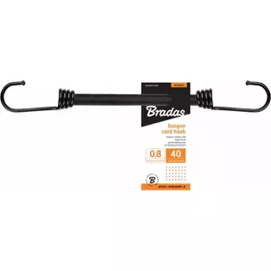 Bradas 5488 Elastic Bungee Cord with Steel Hooks 0.8 x 120 cm