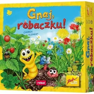 Board game Rebel Gra 'Gnaj, robaczku!' – family party game by Rebel