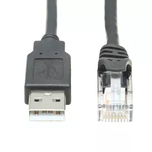 Network Cable Tripp Lite U009-015-RJ45-X RJ-45 USB 2.0 15 ft Black