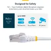 StarTech CAT8 Ethernet Kabelis 10m Balts S/FTP NLWH-10M-CAT8-PATCH Photo 7