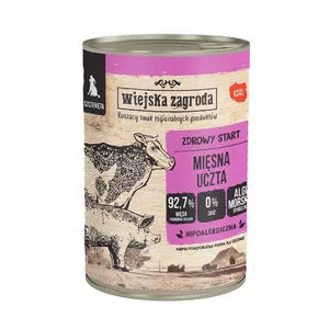Mitrā suņu barība wiejskazagroda Turkey with Lamb 800 g, 82,2% mitruma, 8% olbaltumvielu, 2,7% tauku
