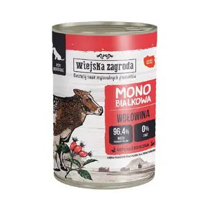 Mitrs suņu barība wiejskazagroda Monoprotein Line Turcija ar jēru 800 g, 76,9% mitrums, 11,2% olbaltumvielu