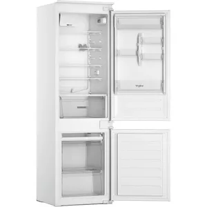 Iebūvējamais ledusskapis‑saldētava WHIRLPOOL WHC18D011B1 — 268 L, balts, LessFrost, 6th Sense, FreshBox+