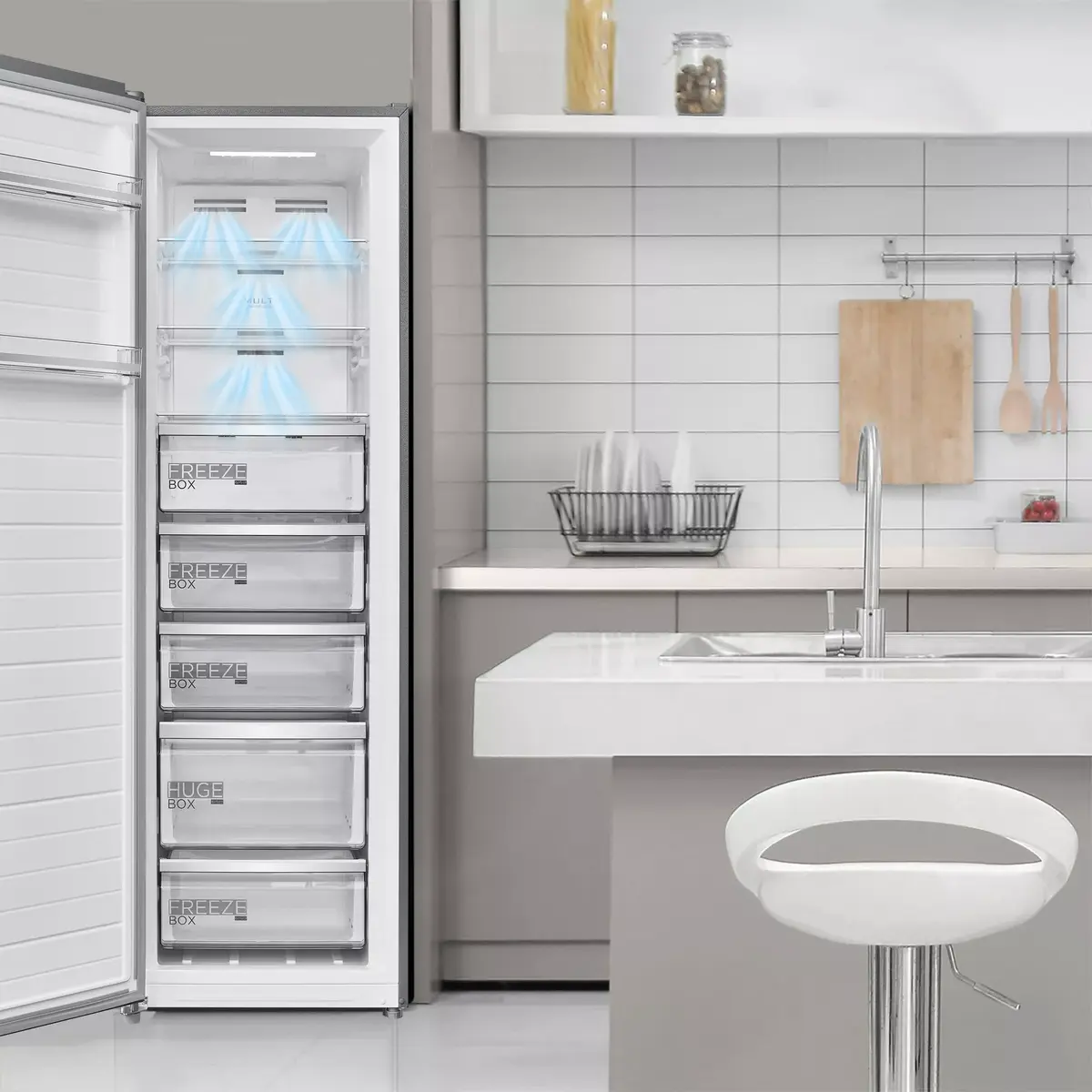 Midea MDRU385MTE46 upright freezer — 272 L Photo 12