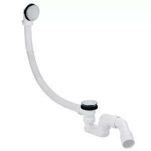Bathroom siphon PLASTBRNO EVK0141 Klik Klak Inox 45° 40/50mm L=55cm