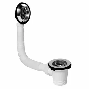 Bath drain overflow PLASTBRNO model 6220102, 1 1/2" connection