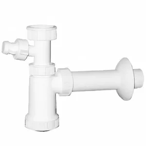 Sink siphon PLASTBRNO EM05330 1 1/4" x 32 mm with vent/maintenance connection