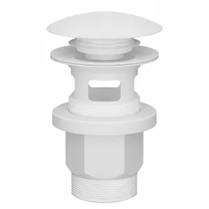 Sink drain PLASTBRNO 6232969 1 1/4" white plastic
