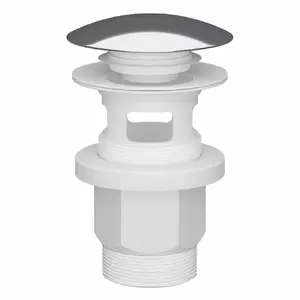 Sink drain PLASTBRNO 6232921, 1 1/4" (32 mm), chrome finish