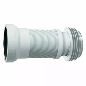 WC connection flexible pipe PLASTBRNO 6241831 adjustable 245–530 mm