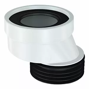 Фиксированный эксцентрический соединитель WC 40 PLASTBRNO 6243125 — адаптер для сливного патрубка 40 мм