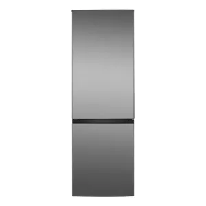 Freestanding fridge BOMANN KG 7357, 315 L total (219 L fridge, 96 L freezer), stainless steel, LED light, 40 dB
