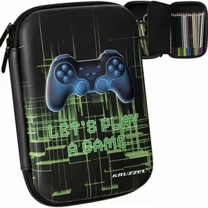 Pencil Case Kruzzel 24533 — foldable school pencil case, single compartment