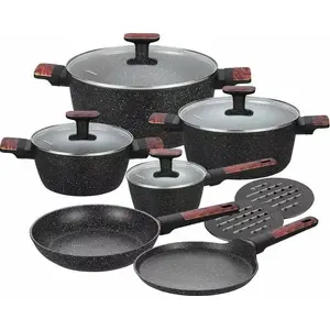 Cookware set Klausberg KB-7831 — 12-piece set with marble coating