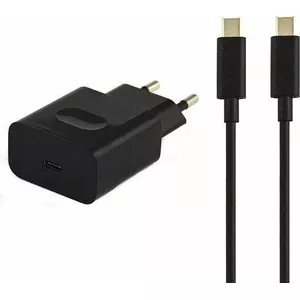 Сетевое зарядное устройство Vega HW-050300E00 USB-C 3A с кабелем USB-C черное