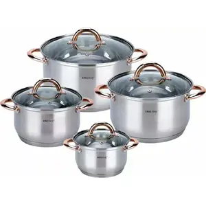 Cookware set KingHoff KH-1763, 8-piece pot and pan set