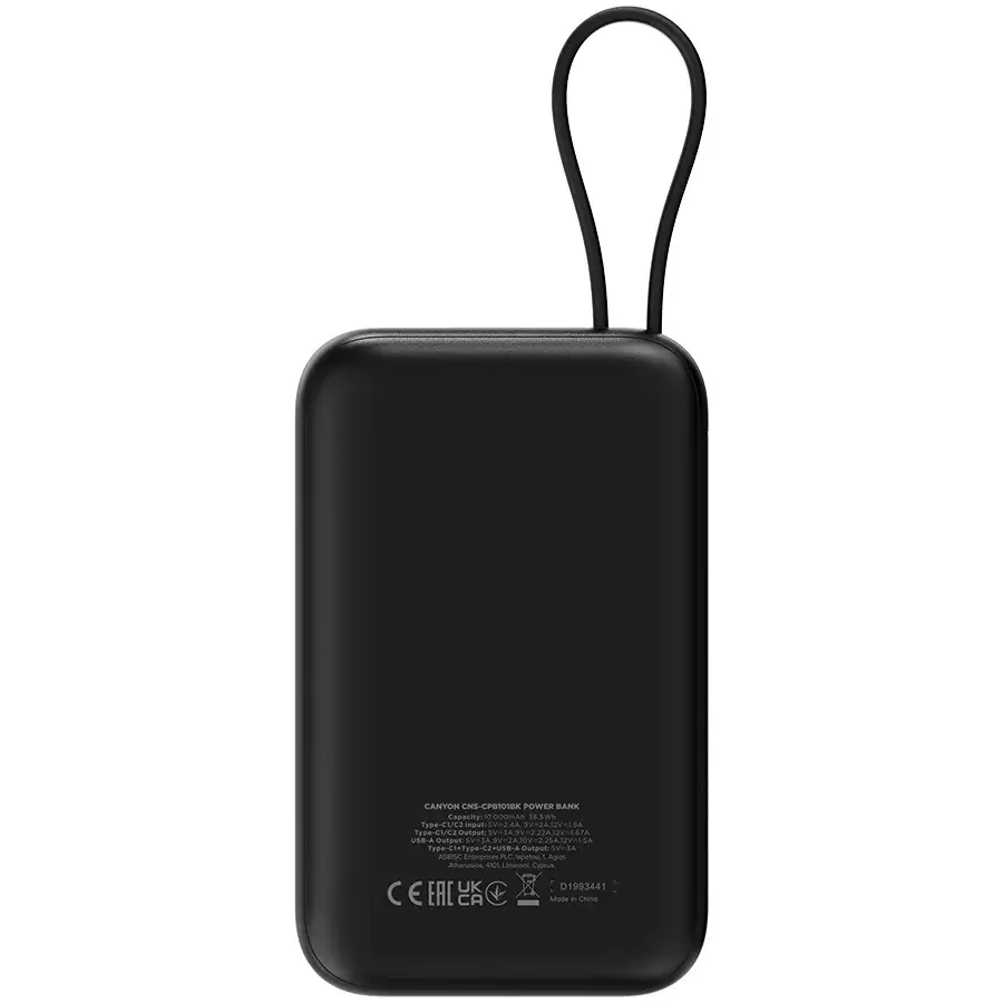 Power Bank CANYON OnPower 101 CNS-CPB101BK Photo 4