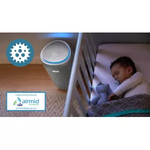 Эффективно снижает вирусы, такие как H1N1 (грипп), в воздухе