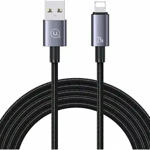 USB-A to Lightning Cable usams USA1048 1.2 m — black