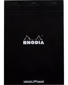 Clairefontaine Rhodia Dot Pad A4 — блокнот в точку, 80 листов с микроперфорацией, 80 г/м², на картонной подложке